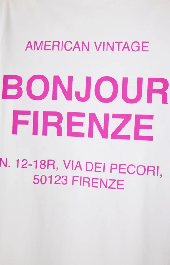 Unisex's t-shirt Firenze Reference: MFIZ25BFIRENZE