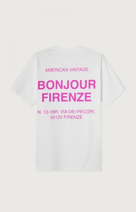 Unisex's t-shirt Firenze Reference: MFIZ25BFIRENZE
