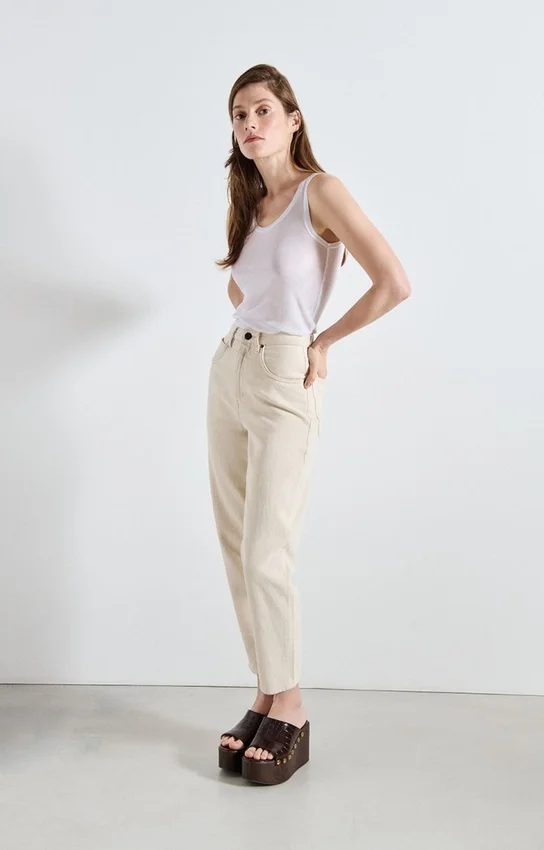 Women's big carrot jeans Tineborow Reference: TINE11AH26