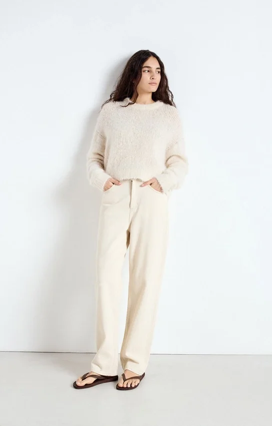 Women's straight jeans Tineborow Reference: TINE195H26